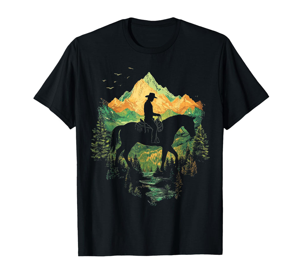 Cowboy Nature T-Shirt - Casual Everyday Wear Men Women - T-Shirt, Sweatshirt, Hoodie