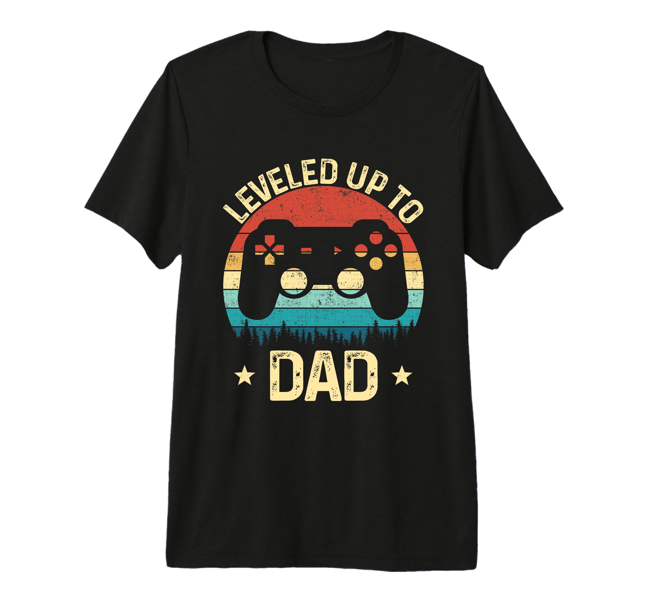 Mens Leveled Up To Dad Video Game T-Shirt - Novelty Apparel for Adults - T-Shirt, Sweatshirt, Hoodie