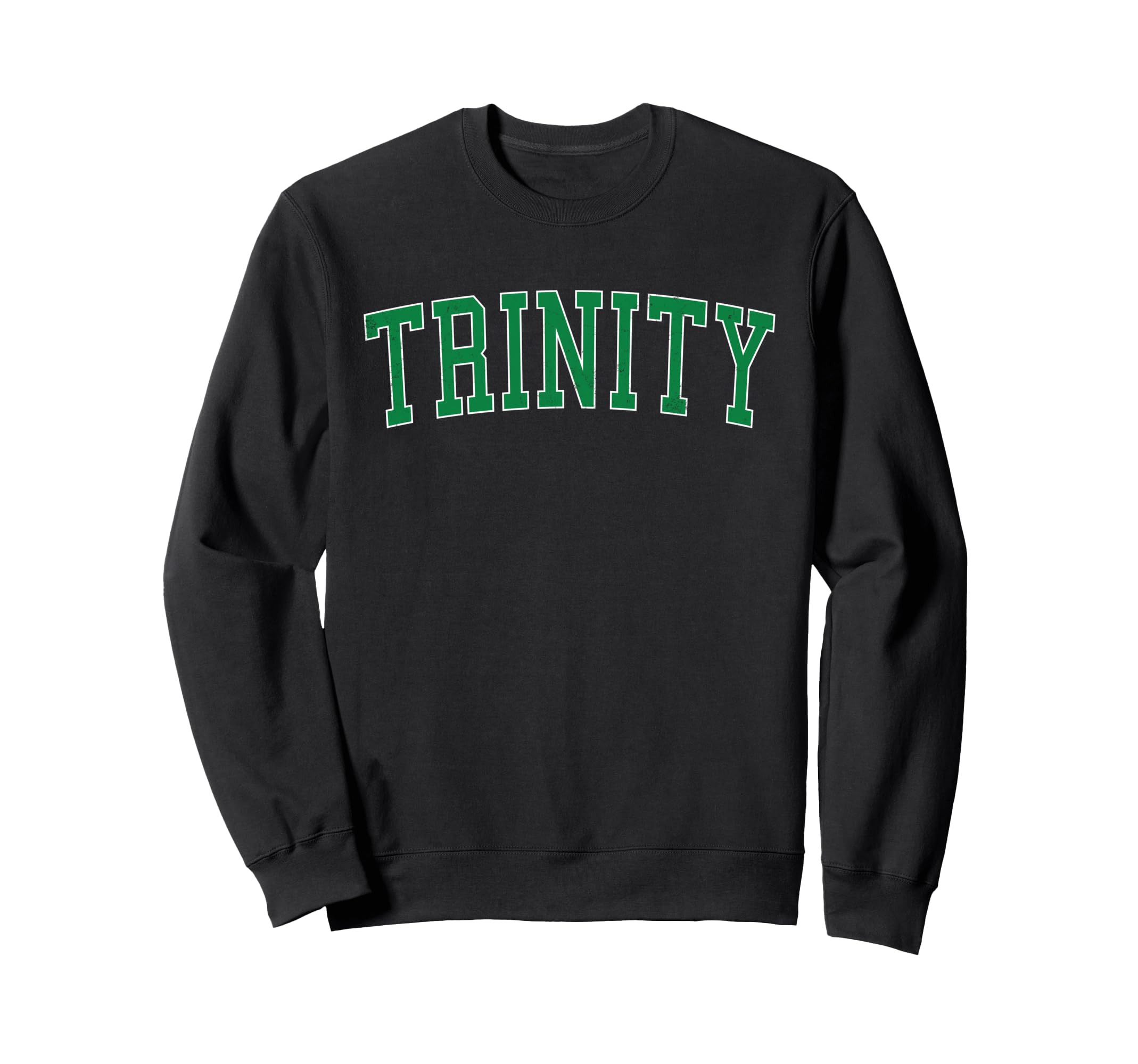 Trinity Fl Distressed Green Sweatshirt - Fun Novelty Design for Adults - T-Shirt, Sweatshirt, Hoodie