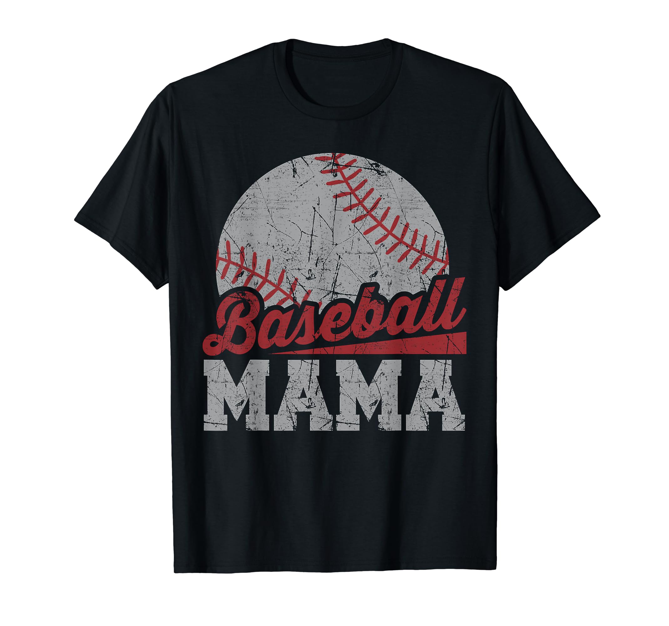 Baseball Mama Happy Mothers Day Baseball T-Shirt - Graphic Print Men Women - T-Shirt, Sweatshirt, Hoodie