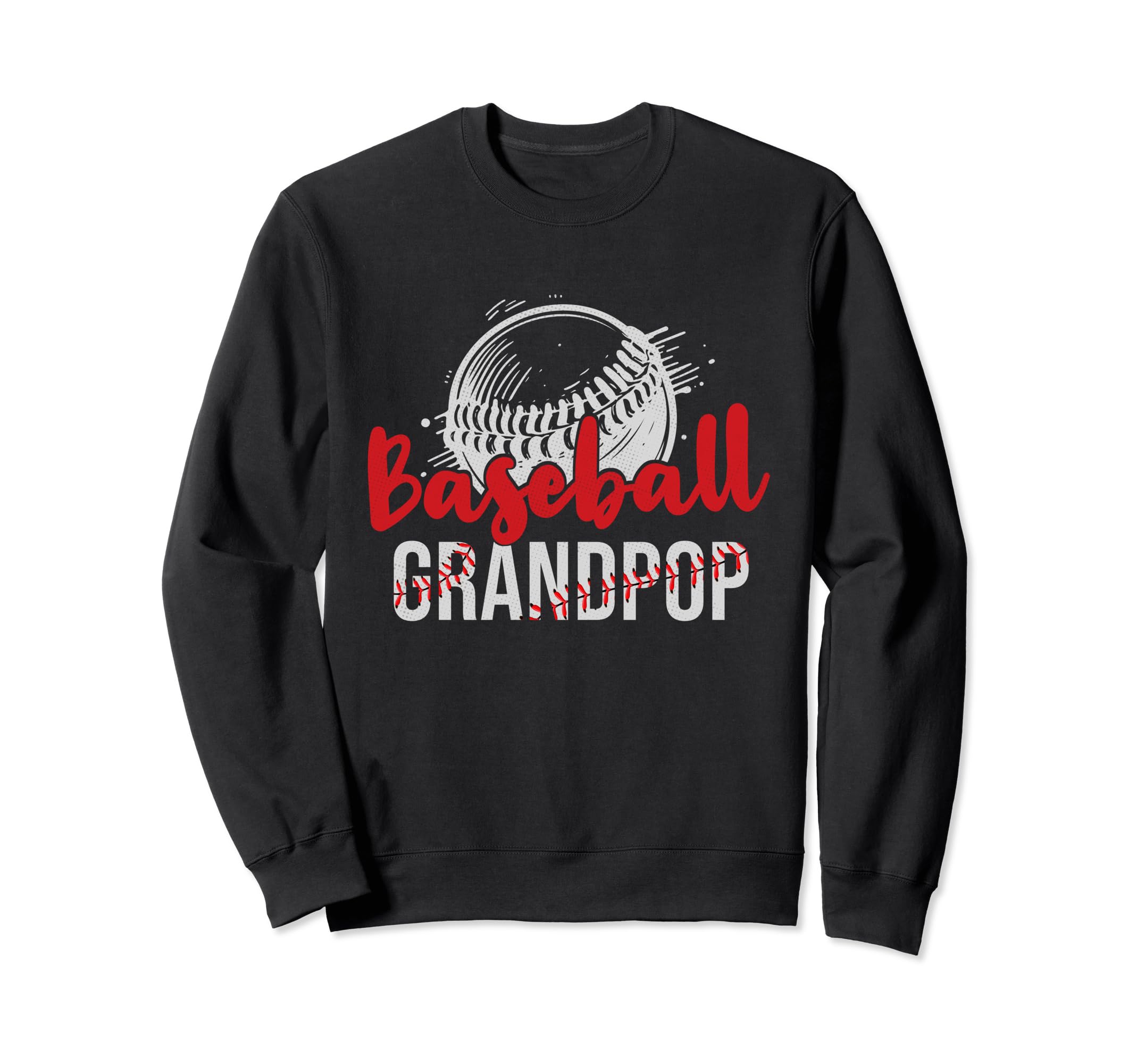 Baseball Grandpop Fathers Day Dad Sweatshirt - Custom Art Print Unisex - T-Shirt, Sweatshirt, Hoodie