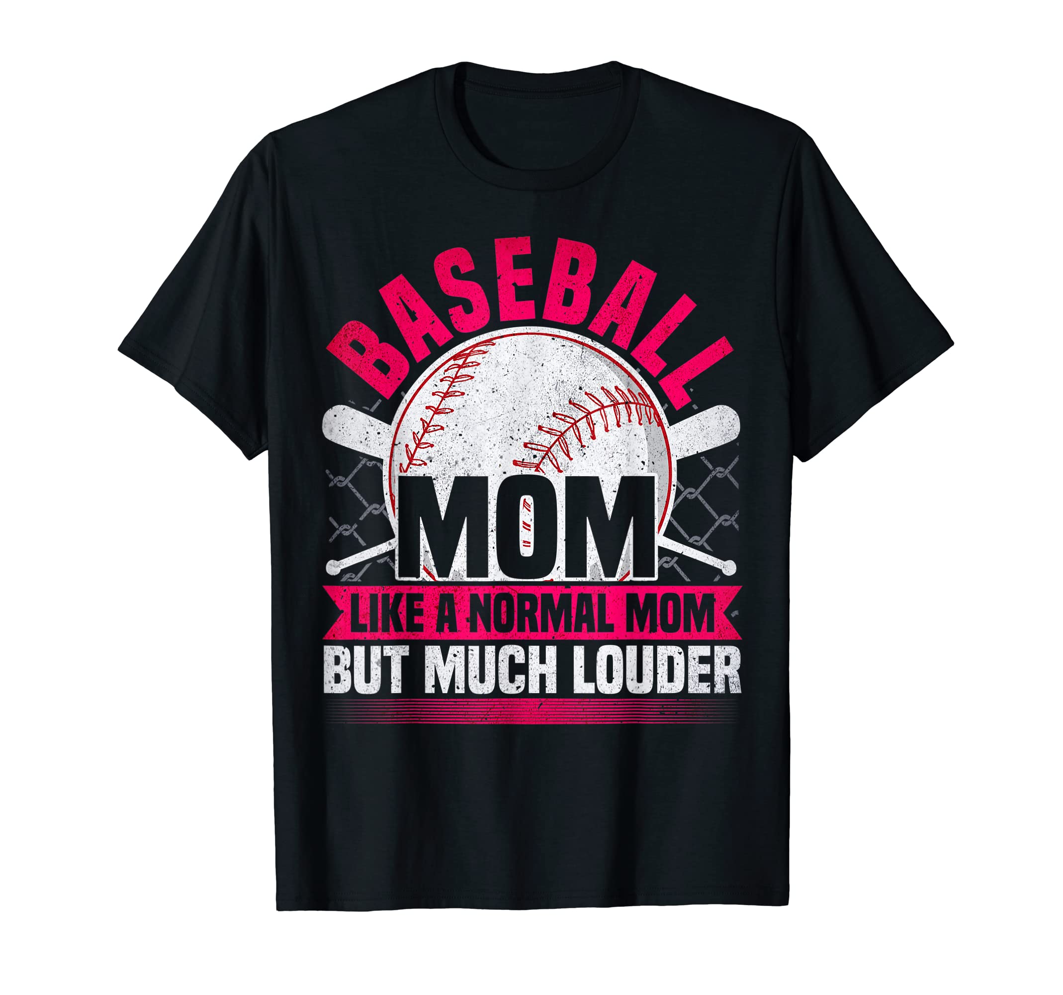 Funny Baseball Mom Like Normal Mom But T-Shirt - Streetwear Style Unisex - T-Shirt, Sweatshirt, Hoodie