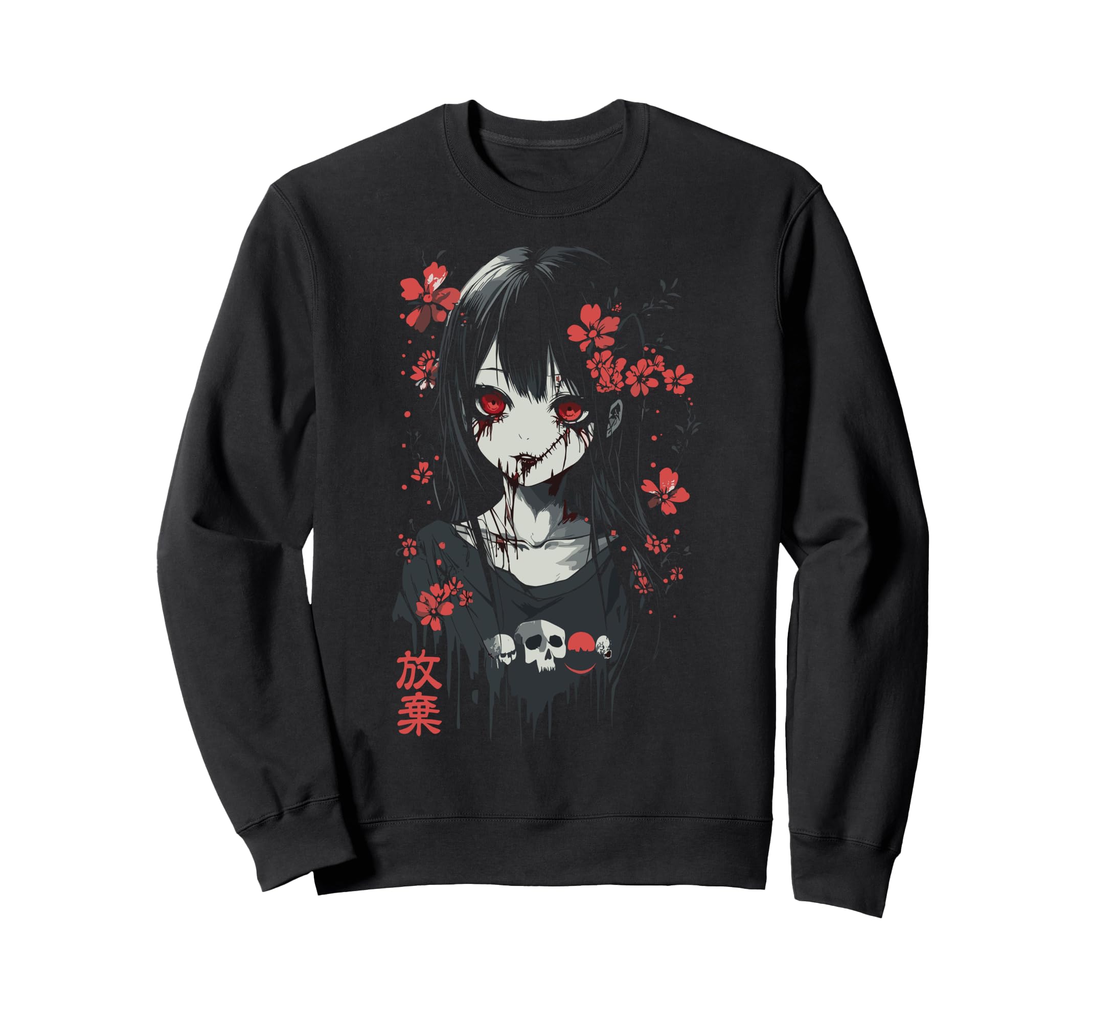Anime Horror Aesthetic Soft Grunge Sweatshirt - Streetwear Style Men Women - T-Shirt, Sweatshirt, Hoodie