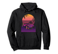 Synthwave Sport Car Aesthetic Hoodie - Minimalist Print Men Women - T-Shirt, Sweatshirt, Hoodie
