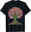 Tulips Flowers Tree Floral Apparel - Adult & Kids T-Shirts, Sweatshirts & Hoodies apparel design preview 1