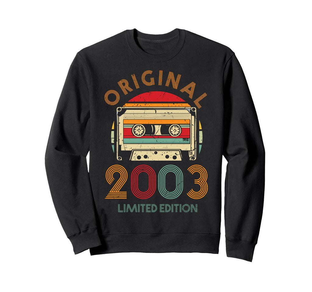 2003 Cassette Tape 23Rd Birthday Sweatshirt - Unique Graphic for Adults - T-Shirt, Sweatshirt, Hoodie