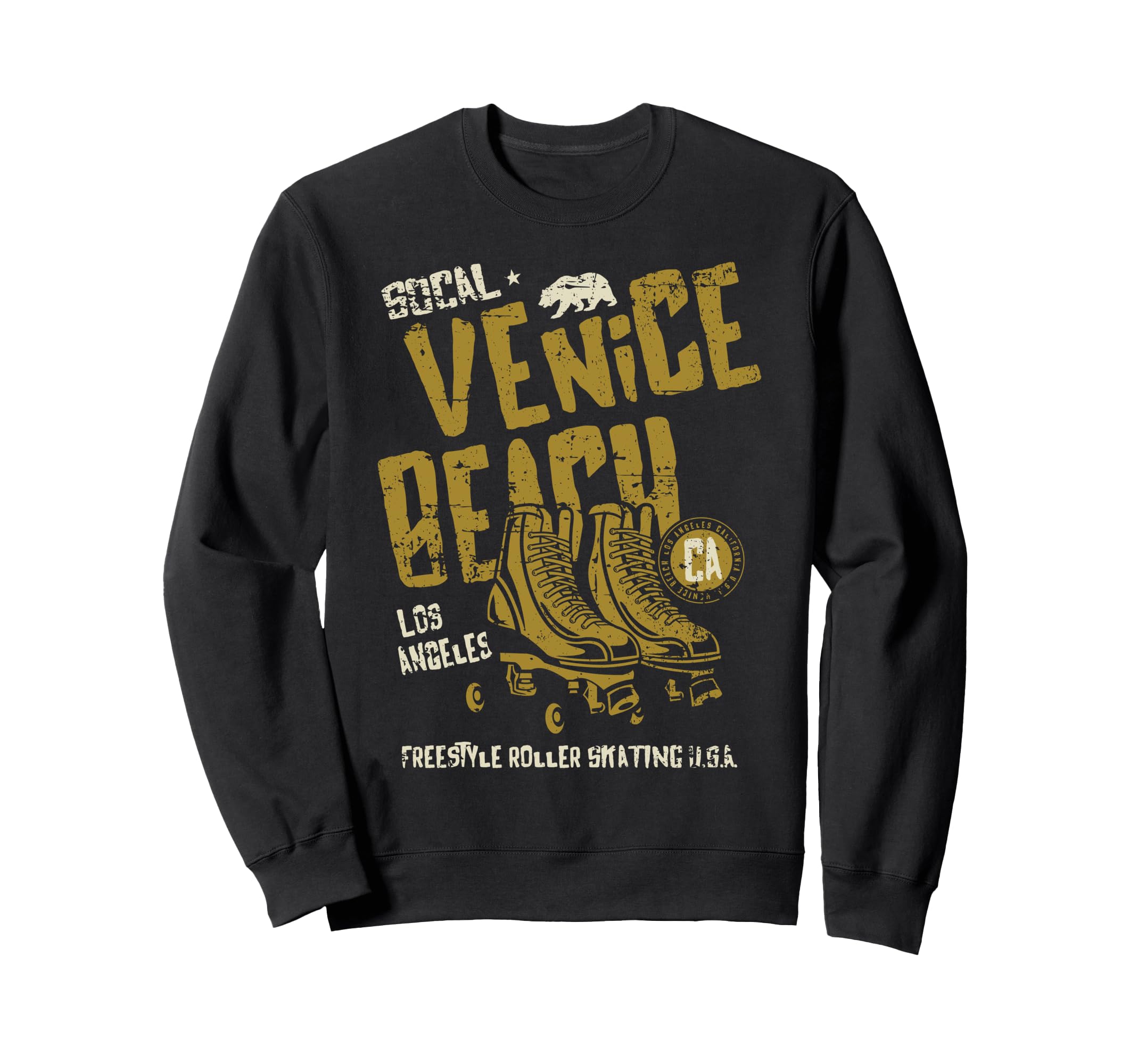 Venice Beach California Roller Sweatshirt - Streetwear Style for Adults - T-Shirt, Sweatshirt, Hoodie