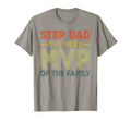 Stepdad Baseball Step Dad Real Mvp T-Shirt - Novelty Apparel Men Women - T-Shirt, Sweatshirt, Hoodie