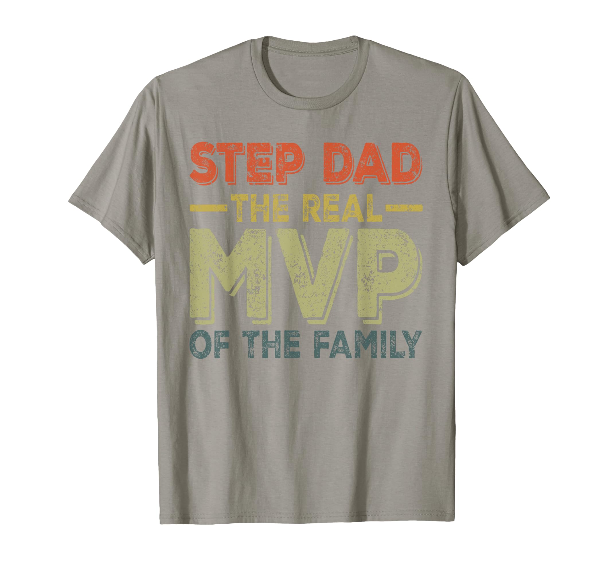 Stepdad Baseball Step Dad Real Mvp T-Shirt - Novelty Apparel Men Women - T-Shirt, Sweatshirt, Hoodie