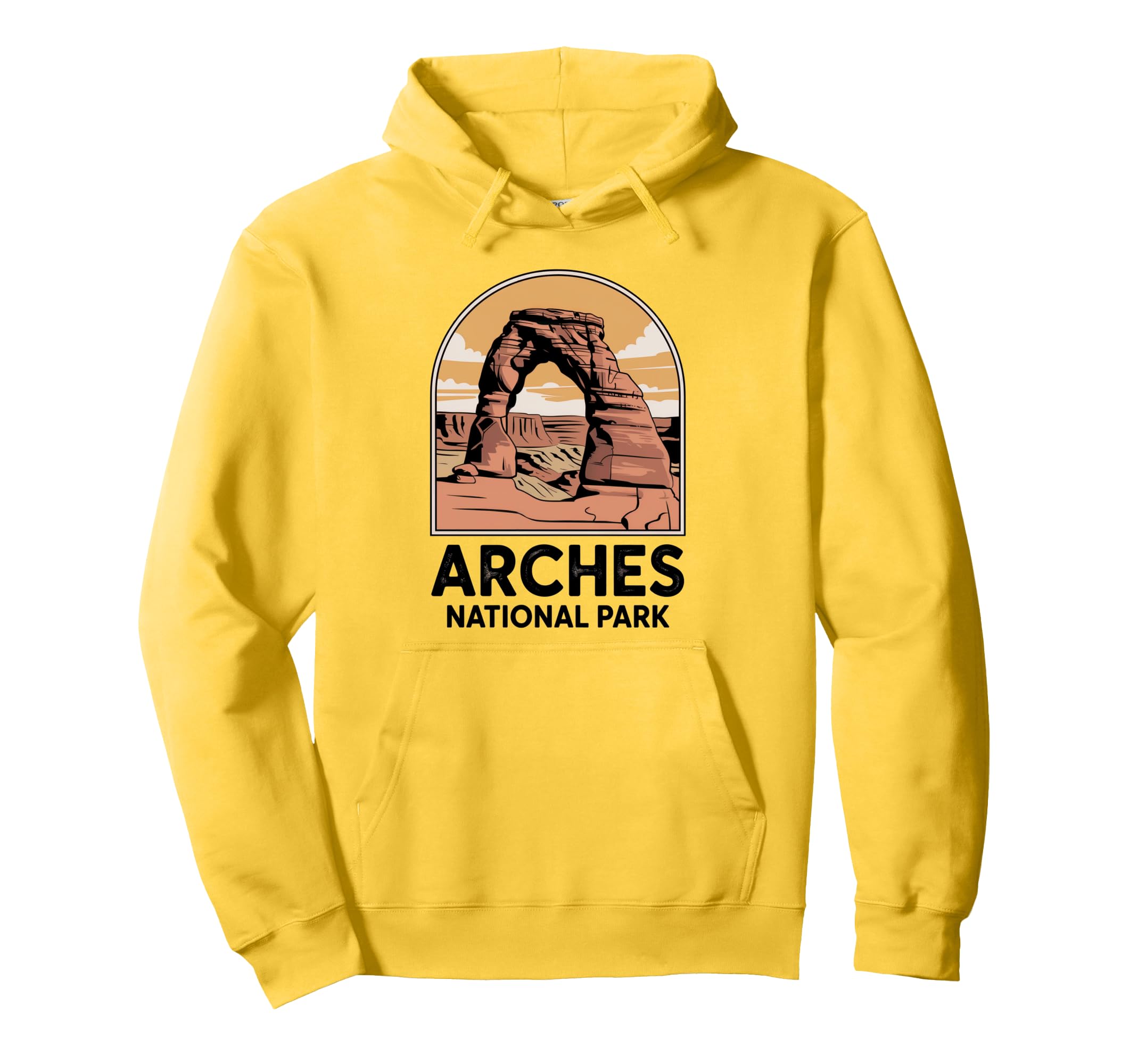 Arches National Park Camping Hiking Us Hoodie - Novelty Apparel for Adults - T-Shirt, Sweatshirt, Hoodie