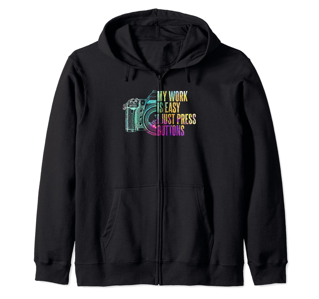 Funny Photographer Camera Sweatshirt - Streetwear Style Unisex - T-Shirt, Sweatshirt, Hoodie