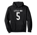 Number 5 Little Bro Biggest Fan Hoodie - Streetwear Style for Adults - T-Shirt, Sweatshirt, Hoodie