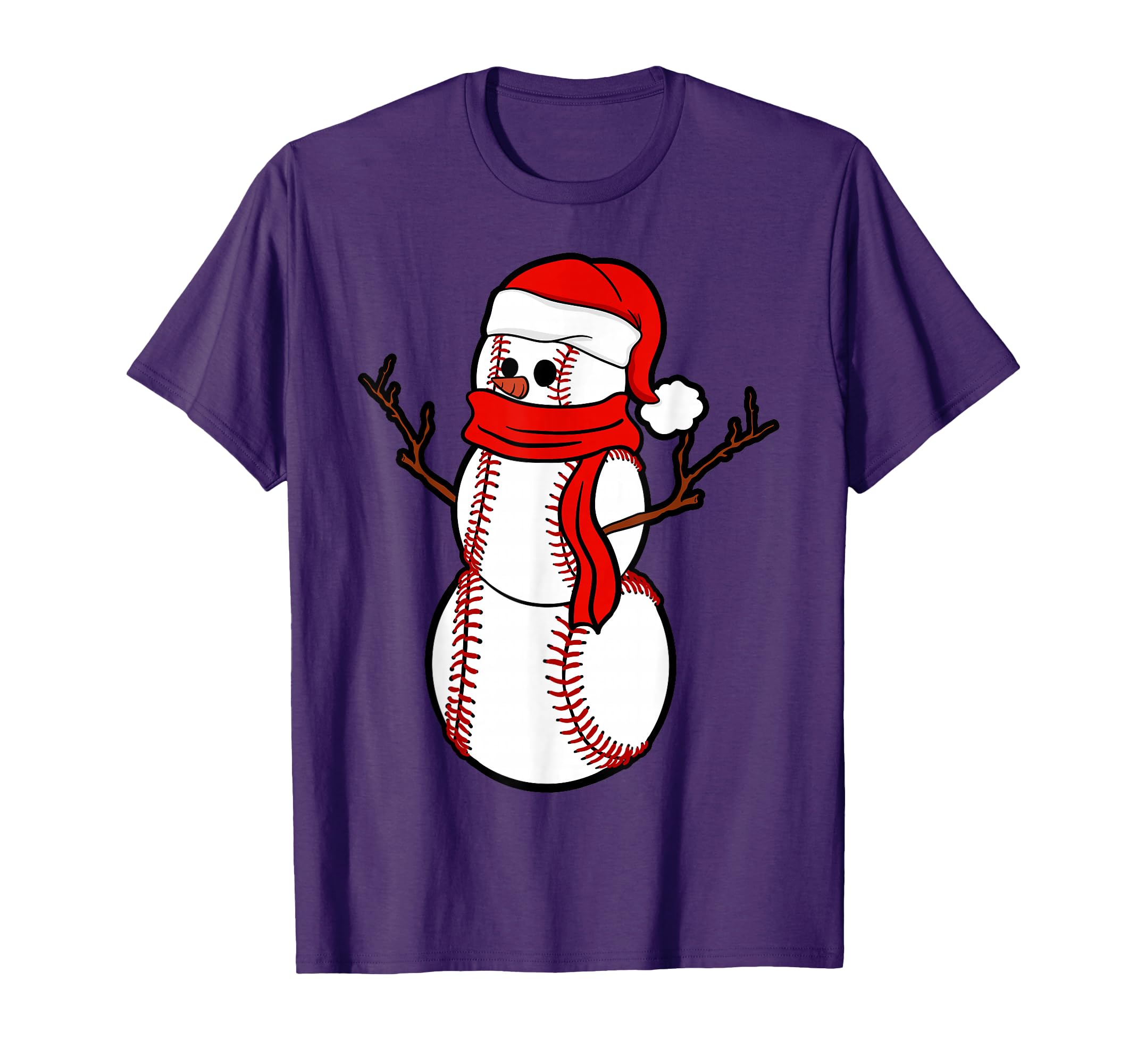 Baseball Snowman Day Catcher Team T-Shirt - Streetwear Style for Adults - T-Shirt, Sweatshirt, Hoodie