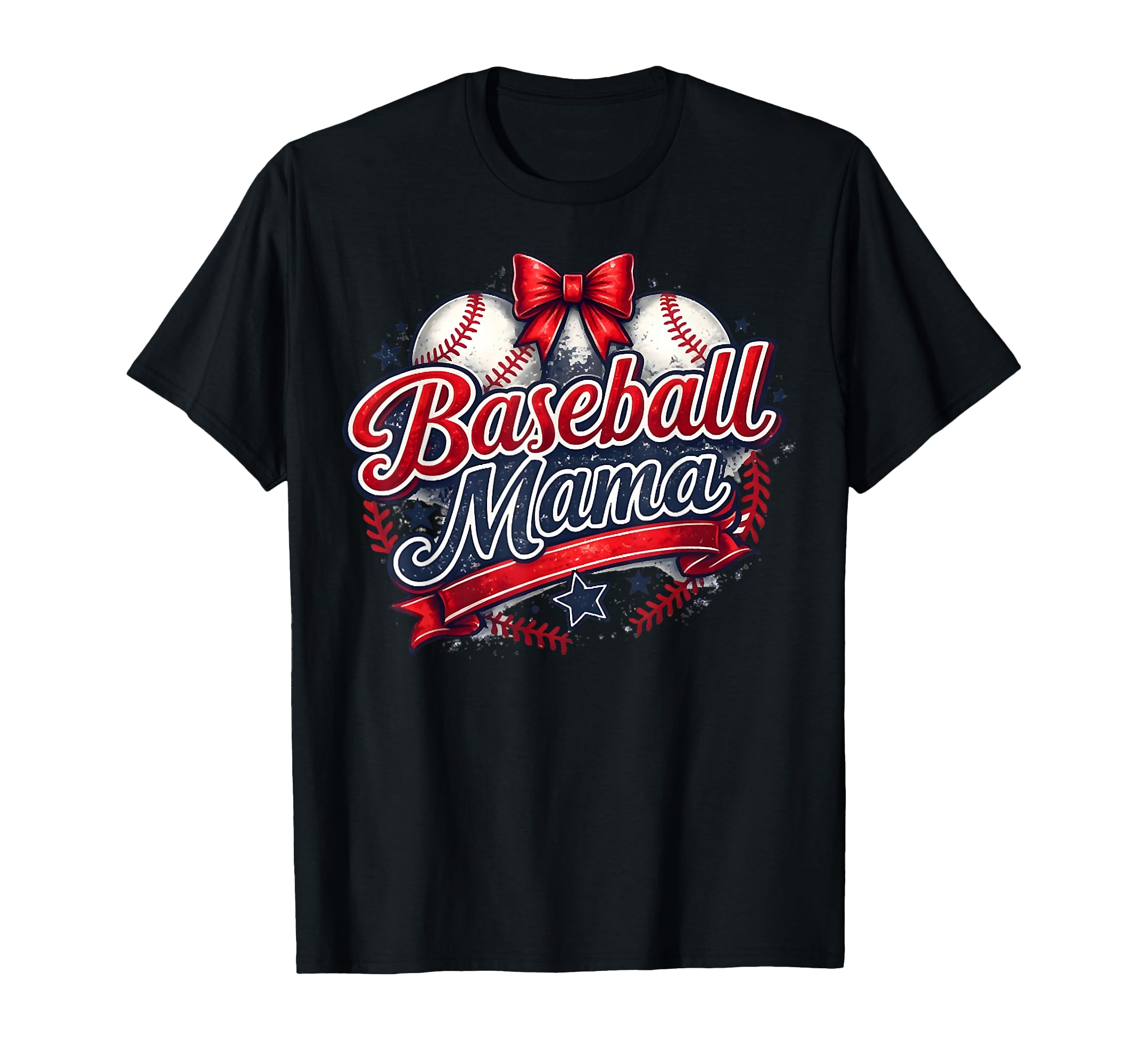 Coquette Bow Baseball Mama Game T-Shirt - Casual Everyday Wear for Adults - T-Shirt, Sweatshirt, Hoodie