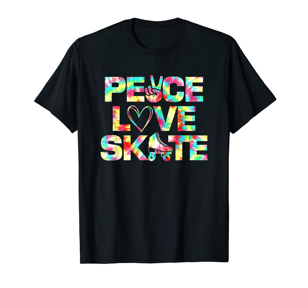 Roller Skating 70S Disco Tie Dye Roller T-Shirt - Unique Graphic Men Women - T-Shirt, Sweatshirt, Hoodie