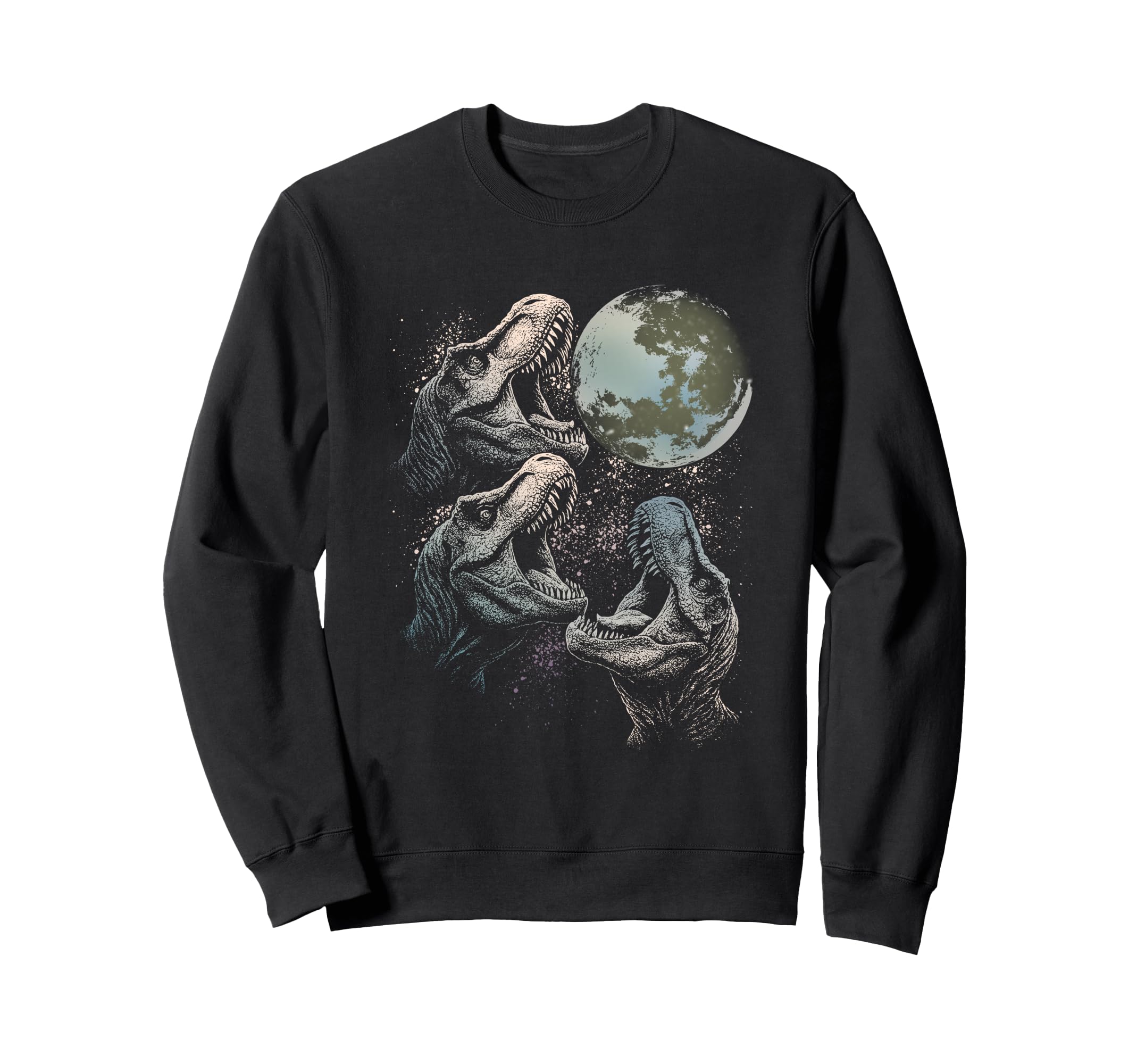 Three Velociraptor Dinosaur Sweatshirt - Casual Everyday Wear Unisex - T-Shirt, Sweatshirt, Hoodie