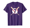 Baseball Number 7 Seven Distressed T-Shirt - Casual Everyday Wear Unisex - T-Shirt, Sweatshirt, Hoodie