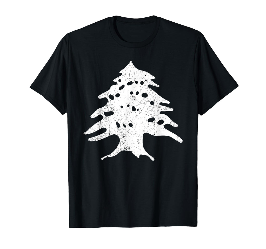 Distressed Lebanon Flag Cedar Lebanon Tree T-Shirt - Trendy Graphic Unisex - T-Shirt, Sweatshirt, Hoodie