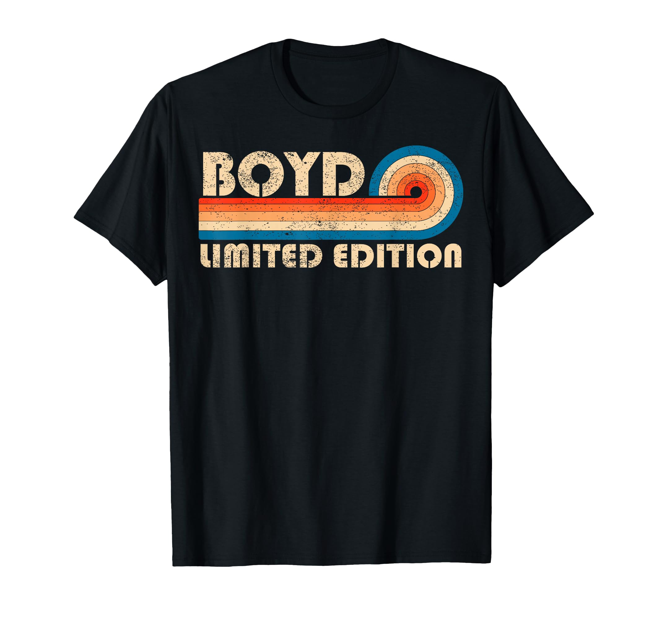 Boyd 70S 80S Sunset Stripe T-Shirt - Graphic Print Unisex - T-Shirt, Sweatshirt, Hoodie