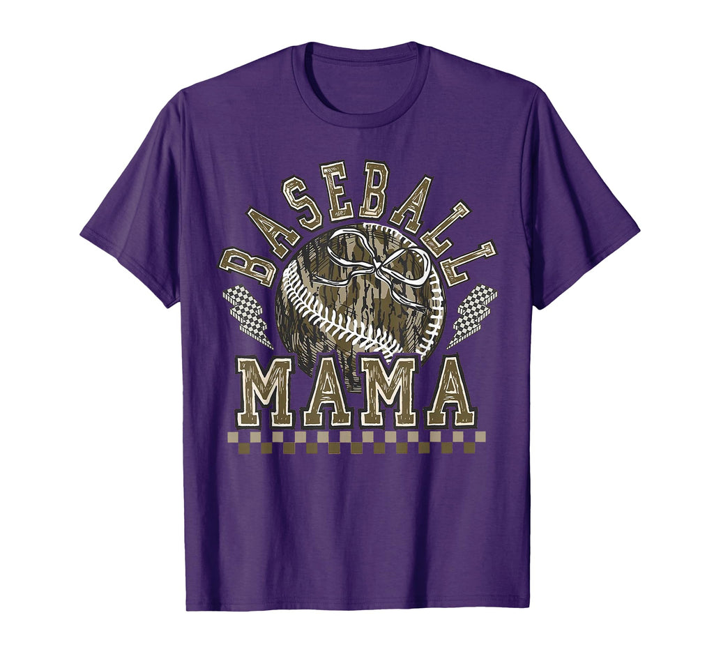 Baseball Camo Mama Game Day Tis T-Shirt - Minimalist Print for Adults - T-Shirt, Sweatshirt, Hoodie