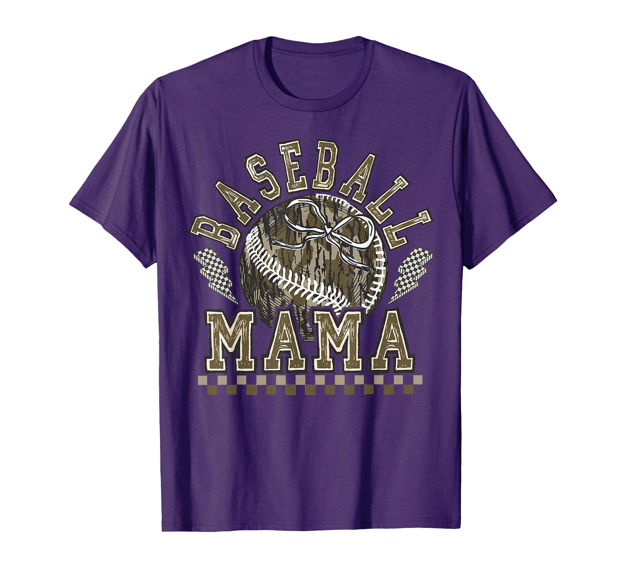 Baseball Camo Mama Game Day Tis T-Shirt - Minimalist Print for Adults - T-Shirt, Sweatshirt, Hoodie