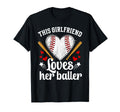 Baseball Girlfriend Proud Girlfriend T-Shirt - Minimalist Print Men Women - T-Shirt, Sweatshirt, Hoodie