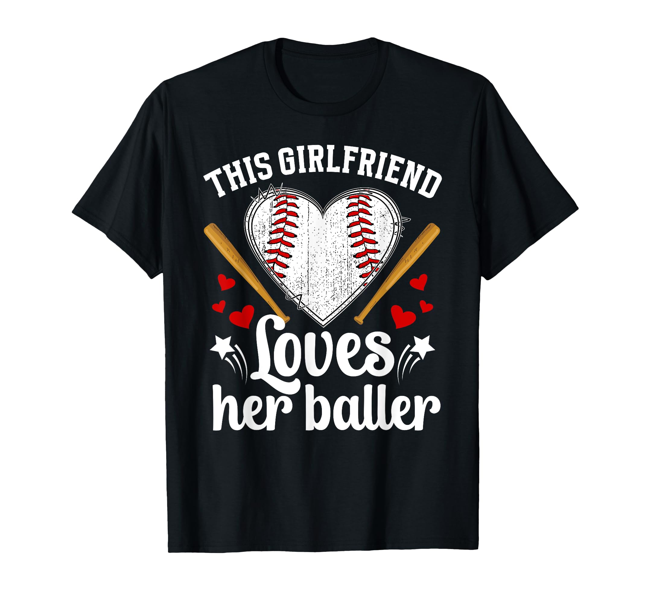 Baseball Girlfriend Proud Girlfriend T-Shirt - Minimalist Print Men Women - T-Shirt, Sweatshirt, Hoodie