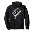 Dripping Cassette Tape Hoodie - Minimalist Print Unisex - T-Shirt, Sweatshirt, Hoodie