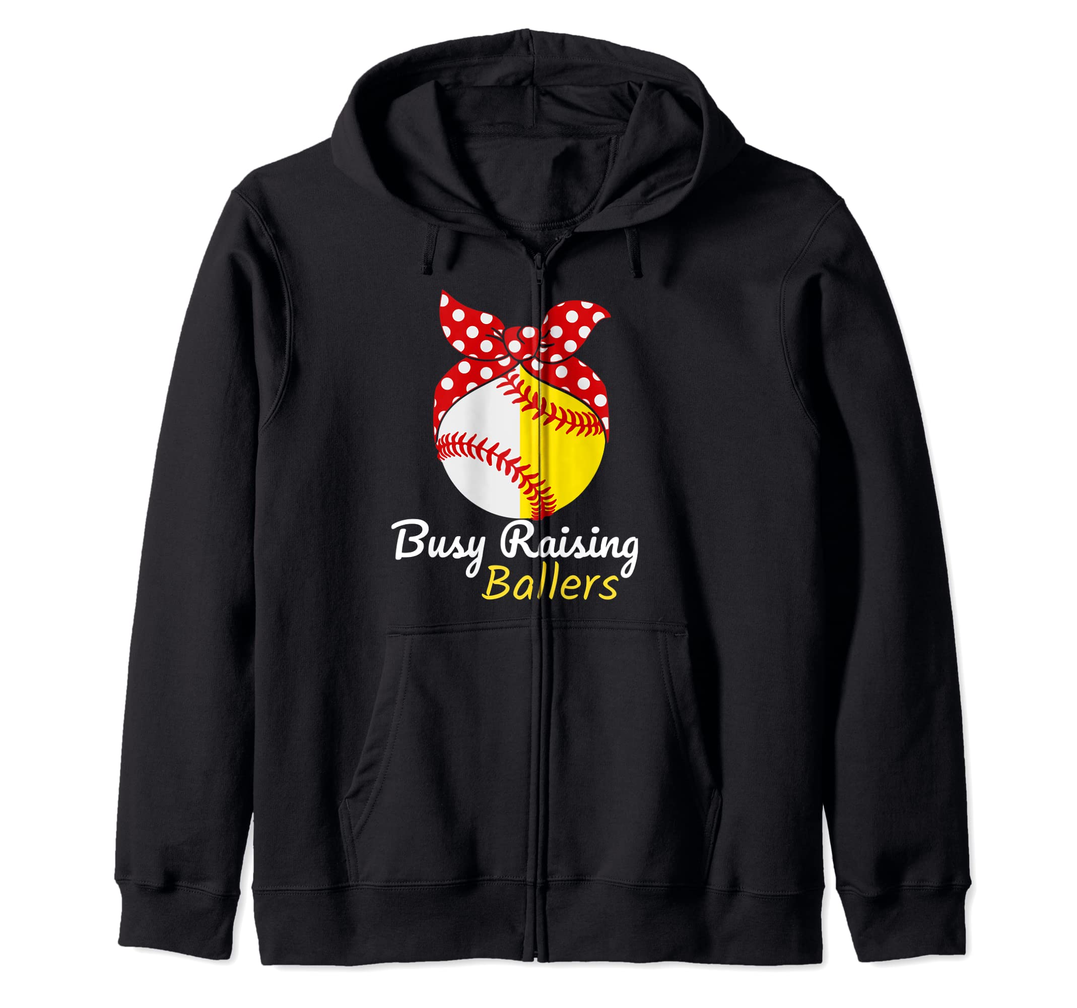 Busy Raising Ballers Baseball Sweatshirt - Minimalist Print Unisex - T-Shirt, Sweatshirt, Hoodie