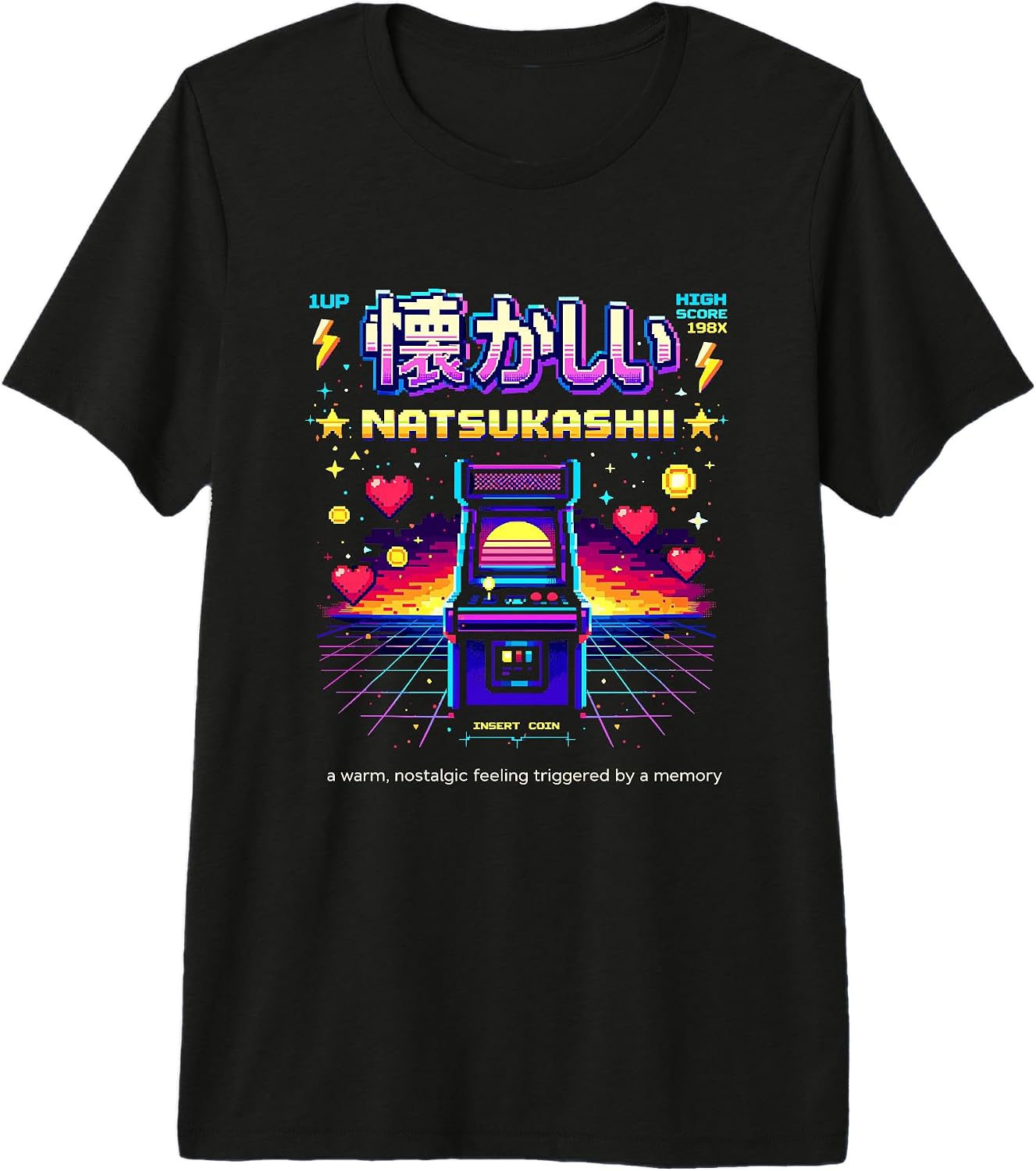 Pixel Nostalgia Gear - Adult & Kids T-Shirts, Sweatshirts & Hoodies apparel design preview 1