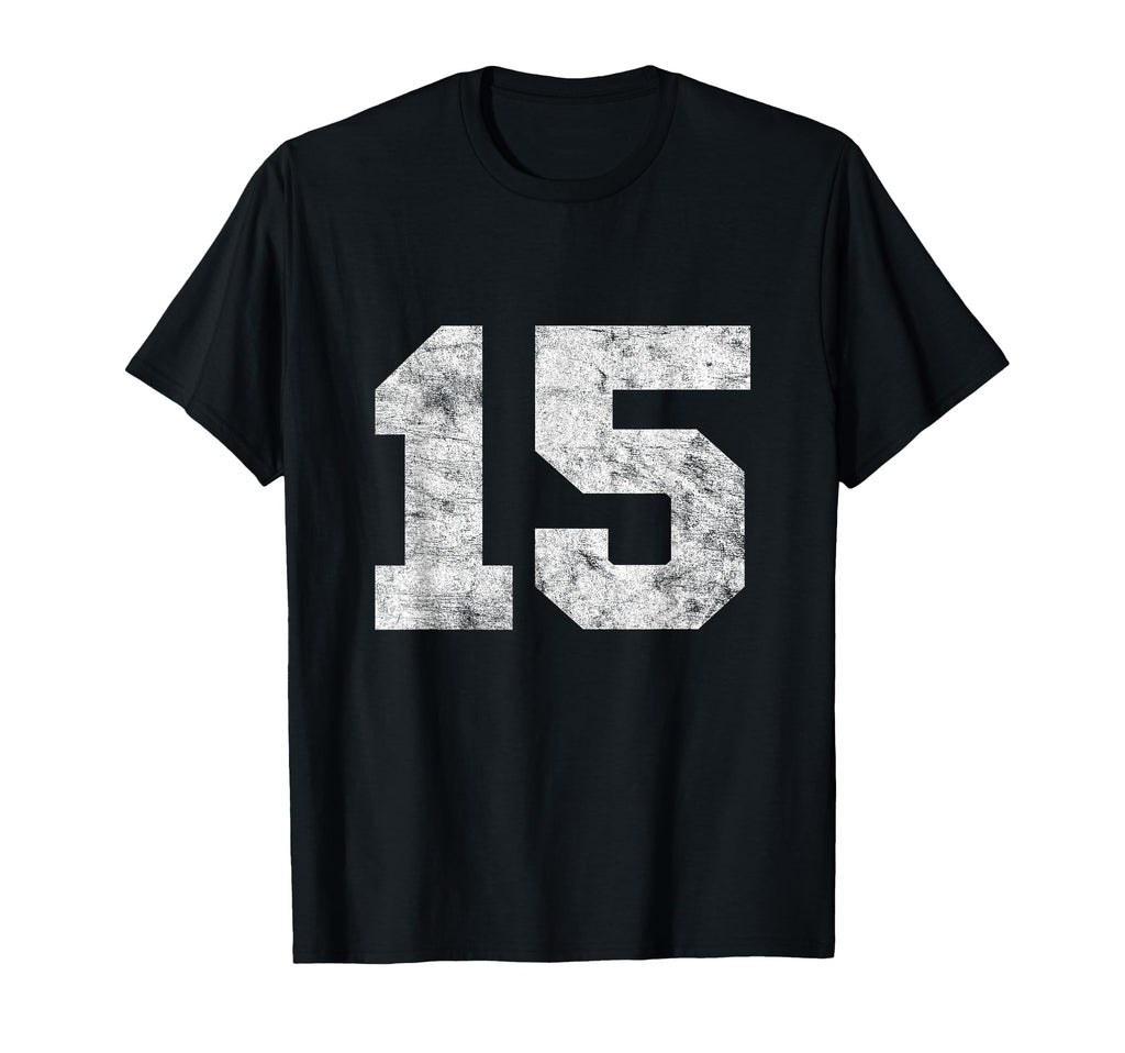 Lucky Number 15 Birthday Sports T-Shirt - Aesthetic Graphic for Adults - T-Shirt, Sweatshirt, Hoodie