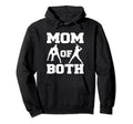 Mom Both Funny Wrestling Baseball Mom Hoodie - Minimalist Print Men Women - T-Shirt, Sweatshirt, Hoodie