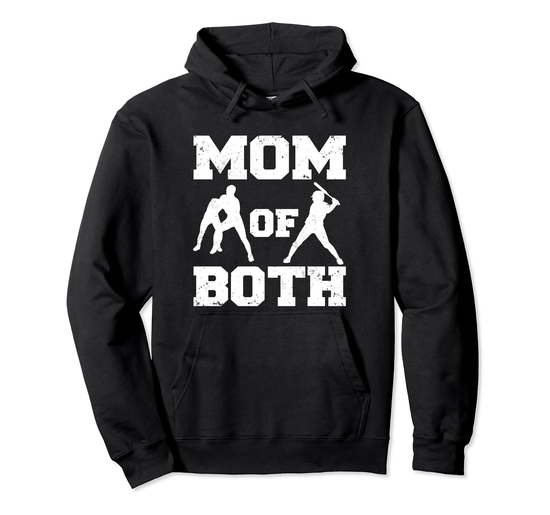 Mom Both Funny Wrestling Baseball Mom Hoodie - Minimalist Print Men Women - T-Shirt, Sweatshirt, Hoodie