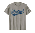 Montreal Canada Flag Varsity Script T-Shirt - Novelty Apparel Unisex - T-Shirt, Sweatshirt, Hoodie