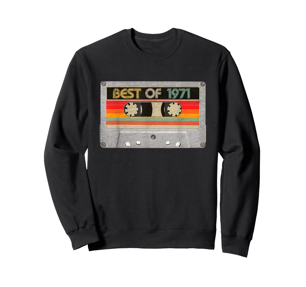 Best 1971 54Th Birthday Gifts Sweatshirt - Minimalist Print Men Women - T-Shirt, Sweatshirt, Hoodie