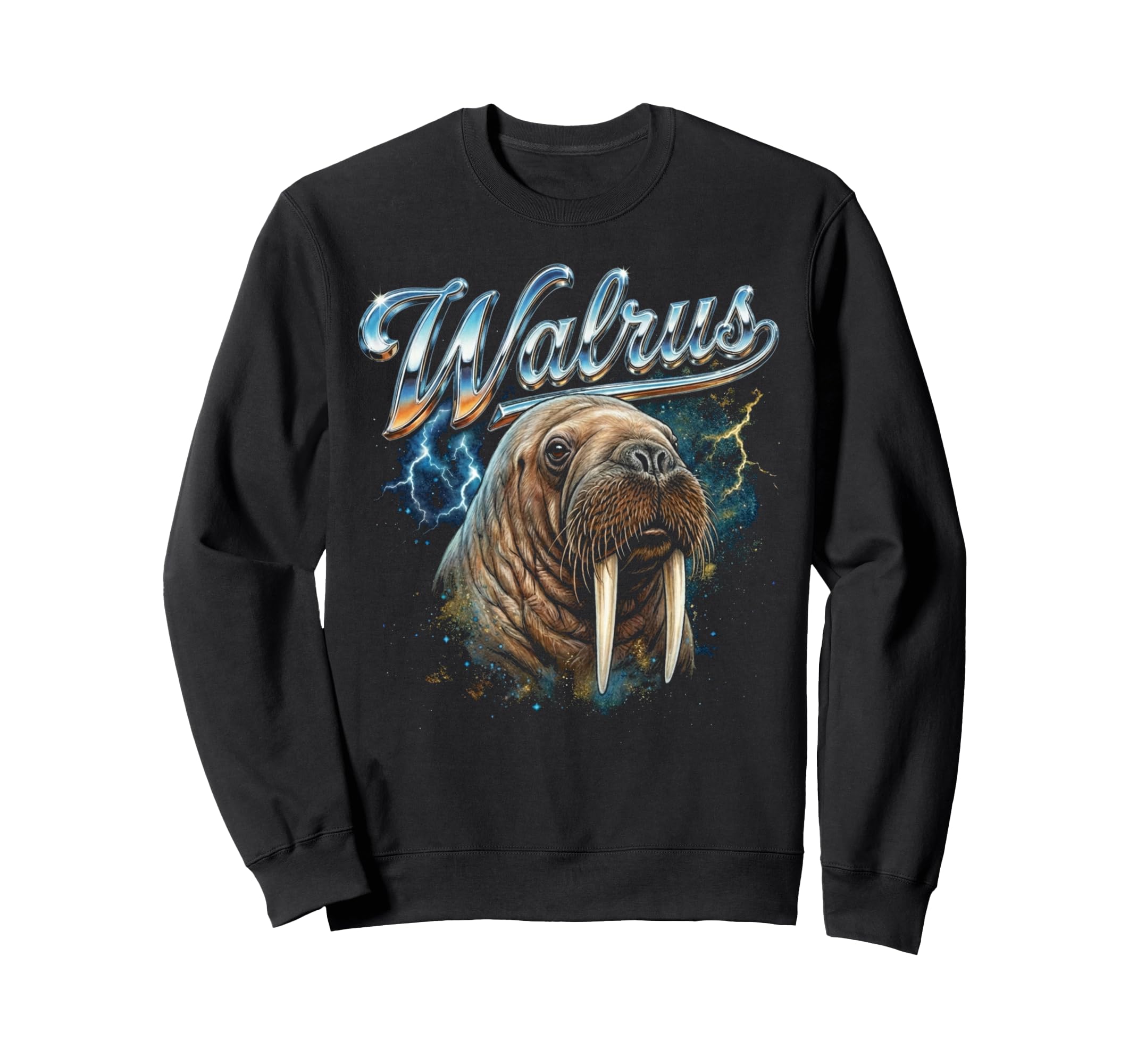 Walrus 90S Funny Walrus 80S Seal Sweatshirt - Novelty Apparel for Adults - T-Shirt, Sweatshirt, Hoodie