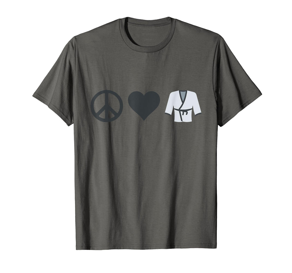 Peace Love Karate T-Shirt - Minimalist Print Unisex - T-Shirt, Sweatshirt, Hoodie