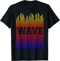 Pop Art Wavelength Pixels - Adult & Kids T-Shirts, Sweatshirts & Hoodies apparel design preview 1