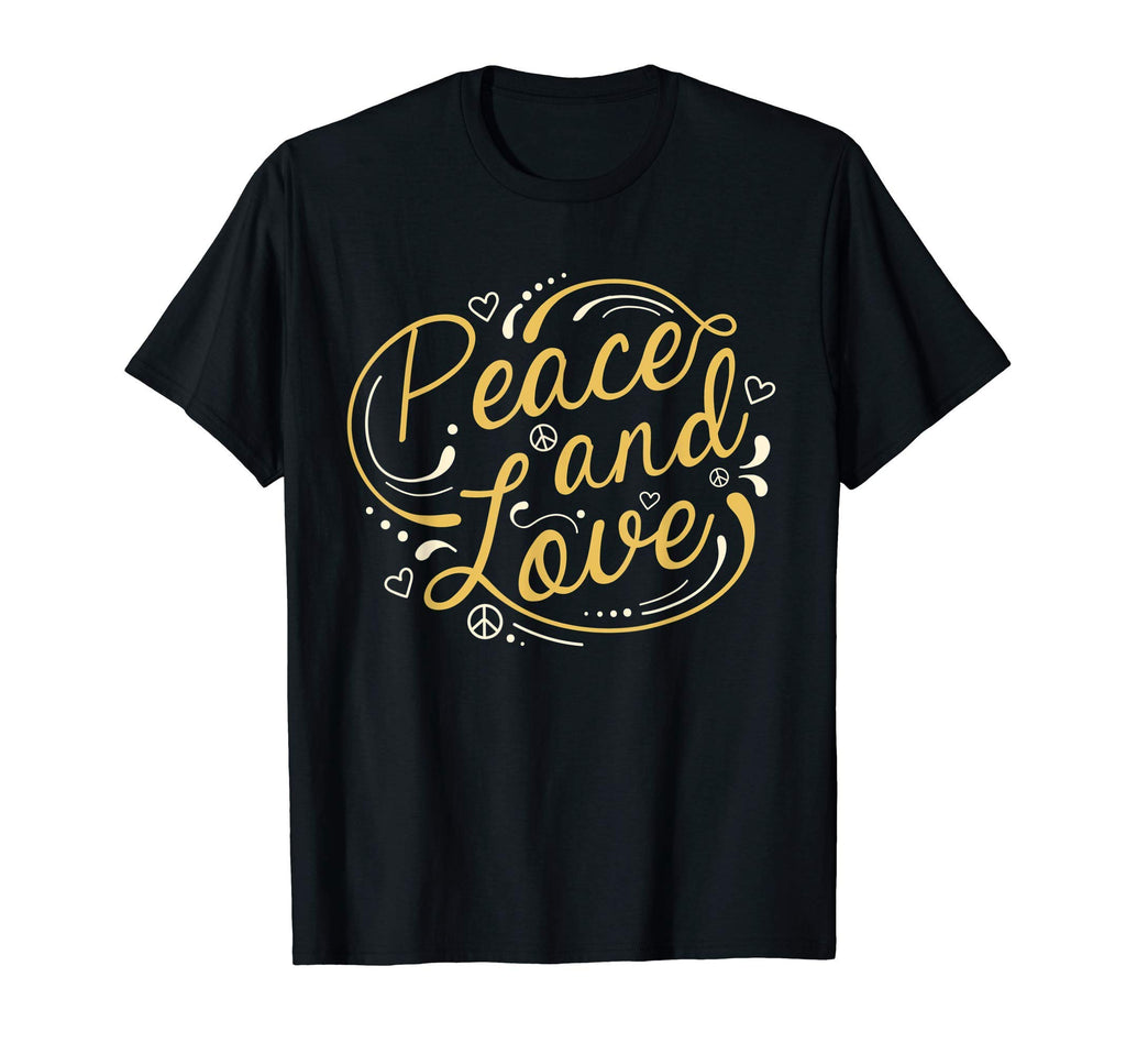 Peace And Love T-Shirt - Minimalist Print Unisex - T-Shirt, Sweatshirt, Hoodie