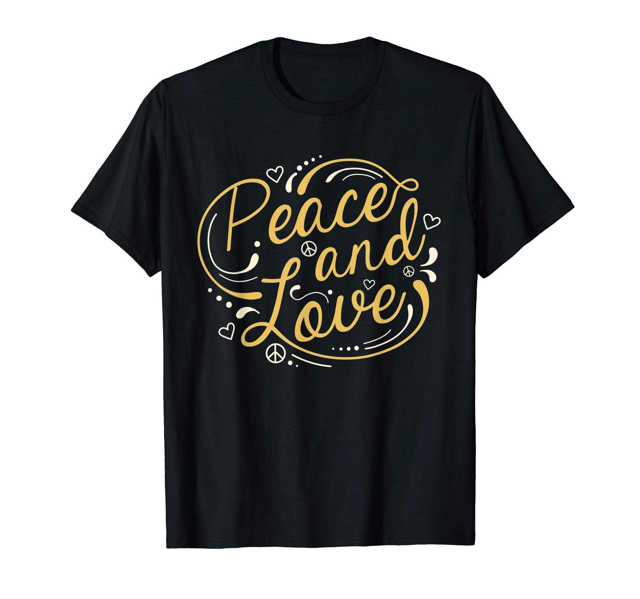 Peace And Love T-Shirt - Minimalist Print Unisex - T-Shirt, Sweatshirt, Hoodie