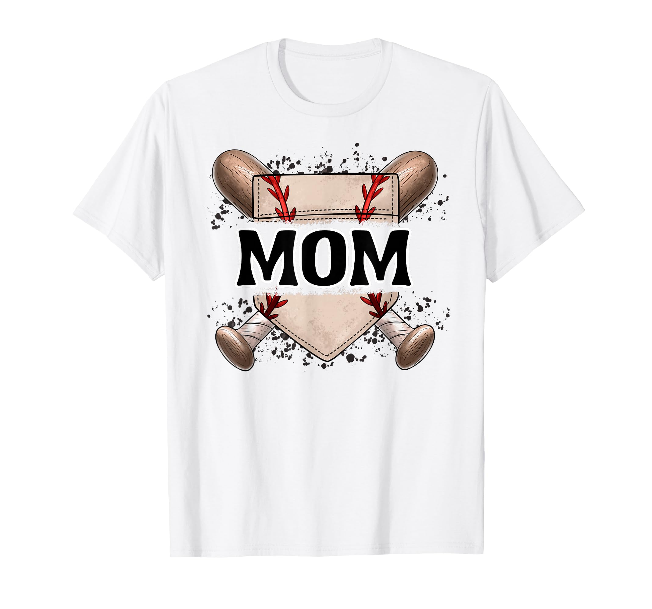 Baseball Mom Home Plate Game Day T-Shirt - Casual Everyday Wear Unisex - T-Shirt, Sweatshirt, Hoodie