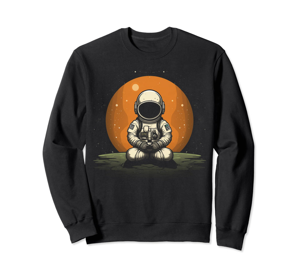 Astronaut Space Distressed 90S Sweatshirt - Novelty Apparel Men Women - T-Shirt, Sweatshirt, Hoodie