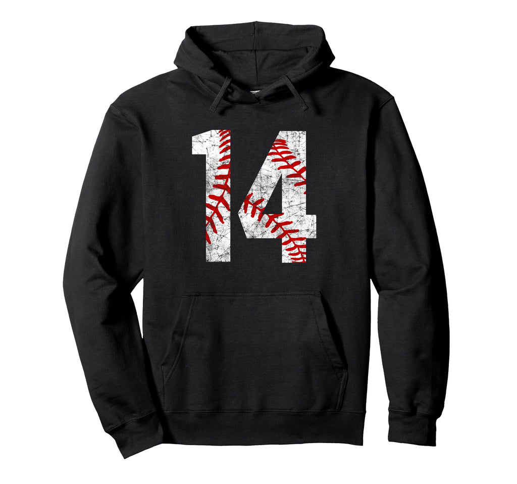 Baseball Mom 14 Jersey Baseball Favorite Hoodie - Trendy Graphic Unisex - T-Shirt, Sweatshirt, Hoodie