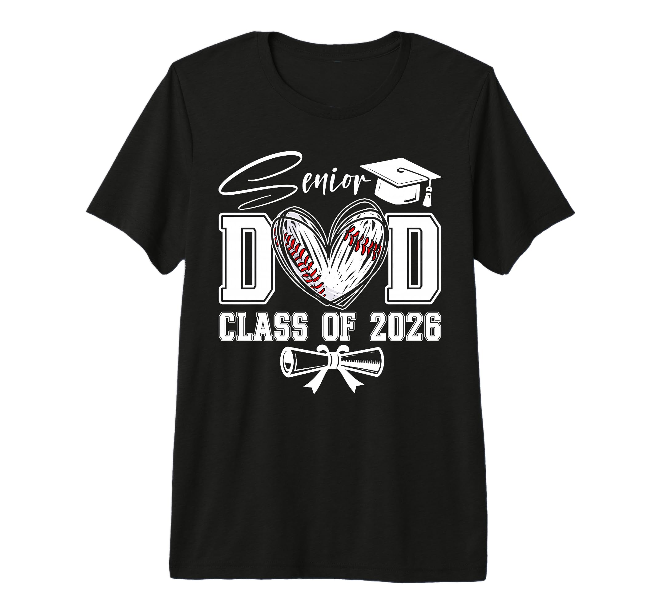 Senior Dad Class 2026 Graduate T-Shirt - Custom Art Print Men Women - T-Shirt, Sweatshirt, Hoodie