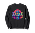 80S Arcade Gaming Machine Video Sweatshirt - Novelty Apparel for Adults - T-Shirt, Sweatshirt, Hoodie