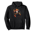 Autumn Witch Orange Halloween Fall Hoodie - Streetwear Style for Adults - T-Shirt, Sweatshirt, Hoodie