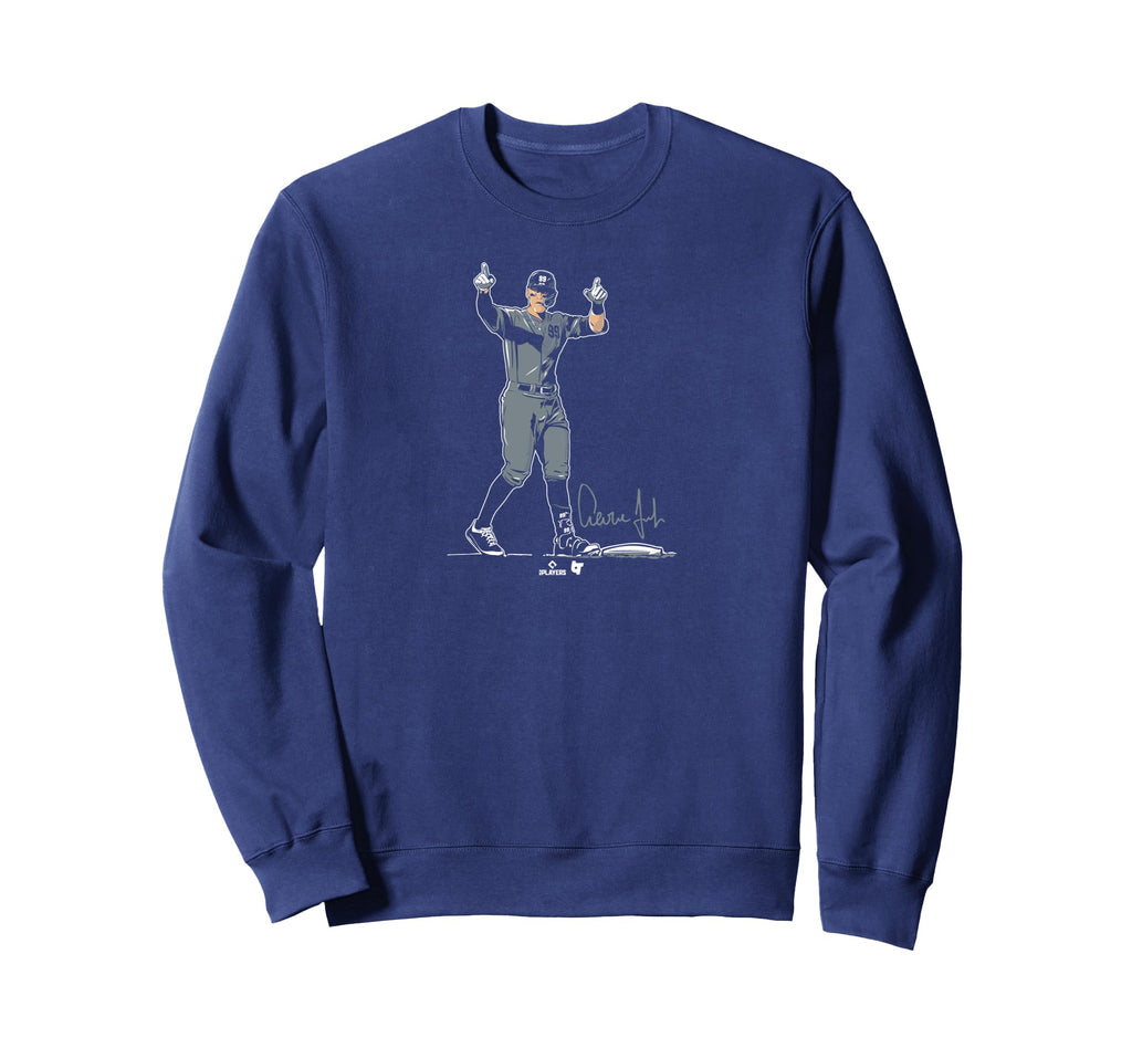 Aaron Judge Superstar Pose New York Sweatshirt - Minimalist Print Unisex - T-Shirt, Sweatshirt, Hoodie