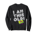 80S Music Birthday Audio Cassette Sweatshirt - Custom Art Print Men Women - T-Shirt, Sweatshirt, Hoodie