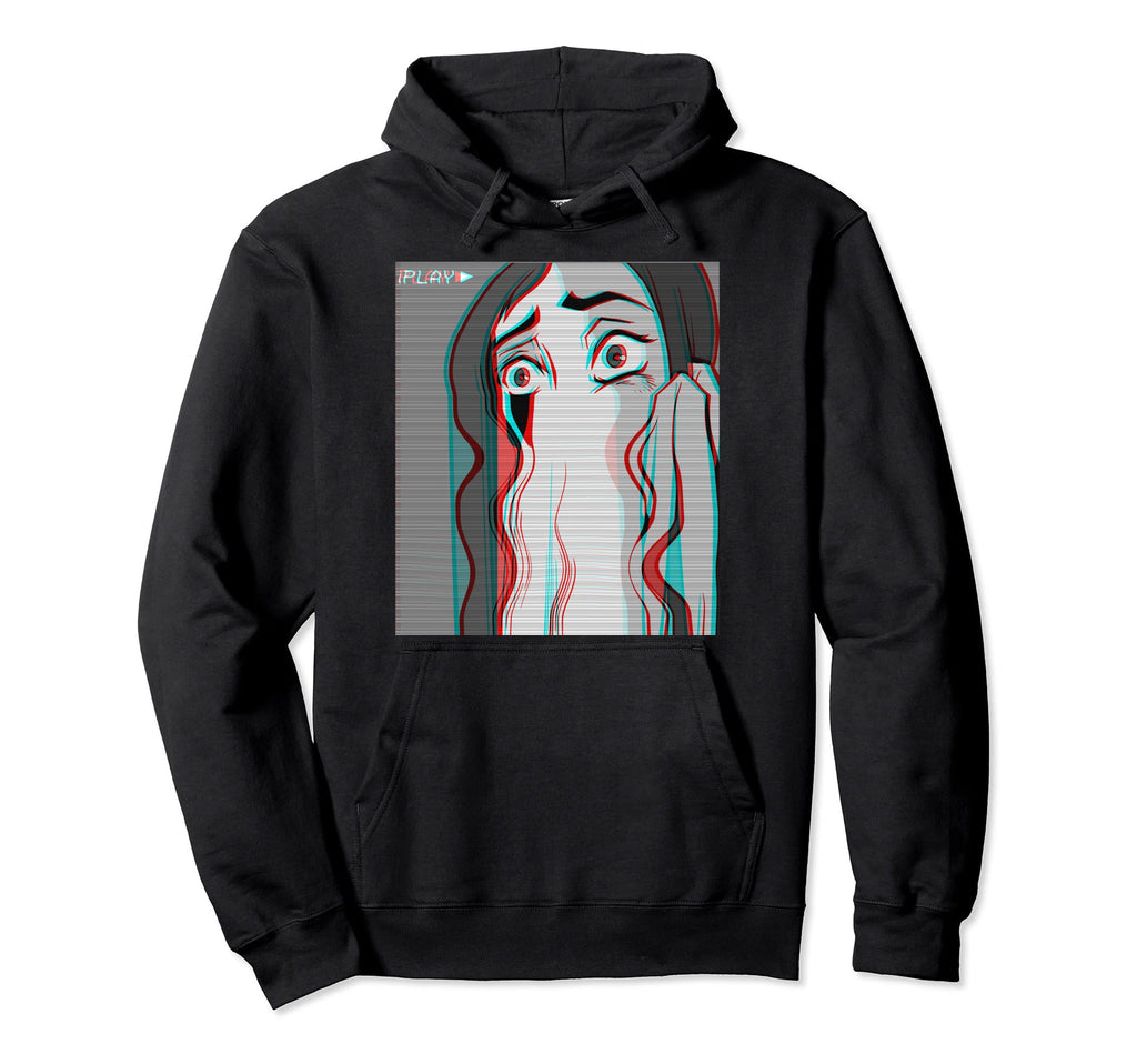 Vaporwave Aesthetic Sad Anime Eboy Hoodie - Casual Everyday Wear Unisex - T-Shirt, Sweatshirt, Hoodie