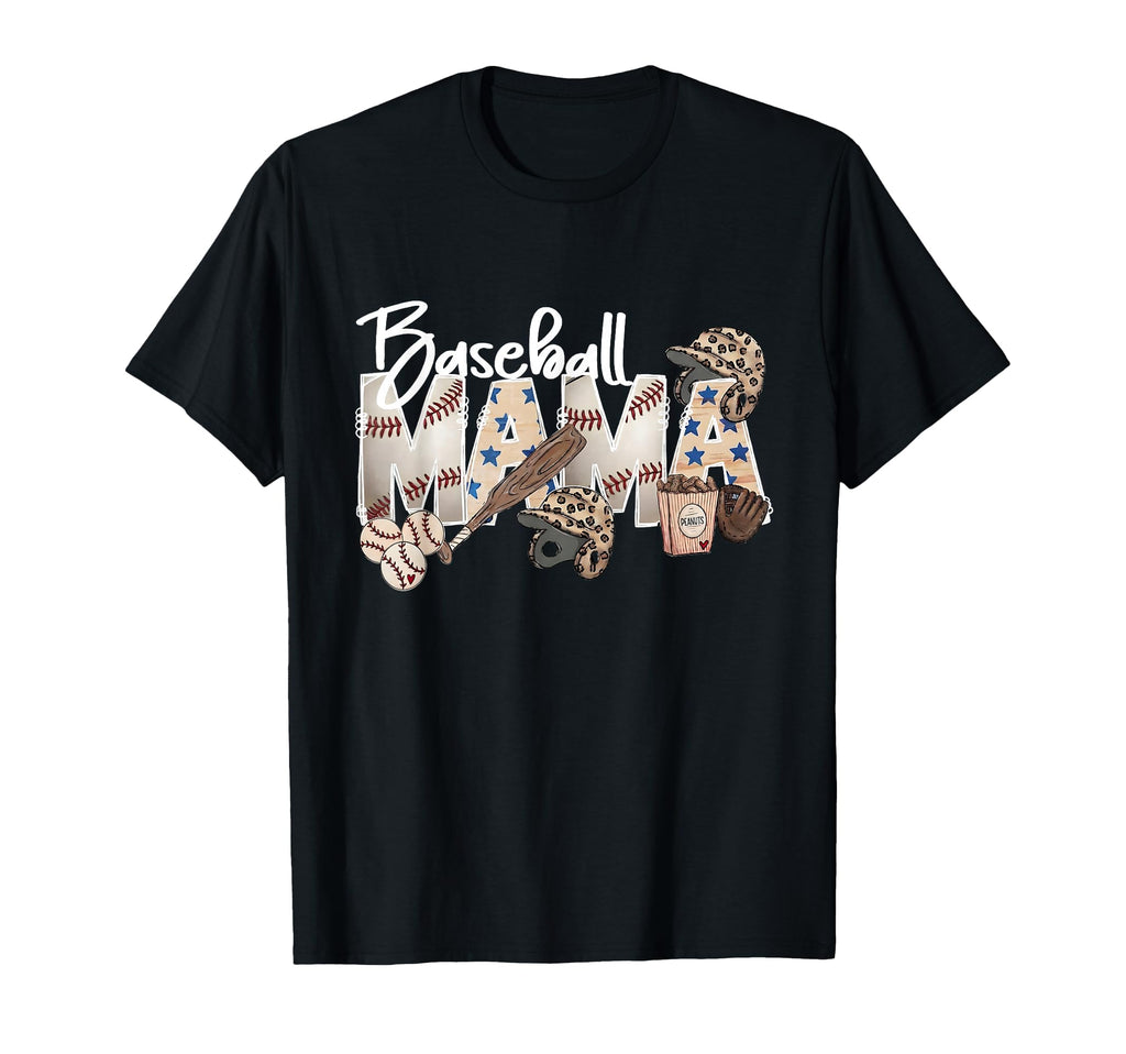 Baseball Mama Mothers Day Baseball T-Shirt - Streetwear Style Men Women - T-Shirt, Sweatshirt, Hoodie